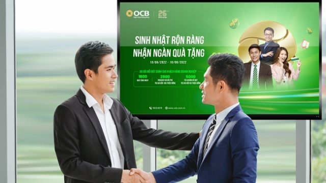 OCB mừng tuổi mới - tung hàng loạt ưu đãi cùng ngàn quà tặng dành cho khách hàng doanh nghiệp