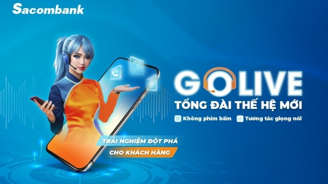 Sacombank tiên phong ra mắt tổng đài không phím bấm