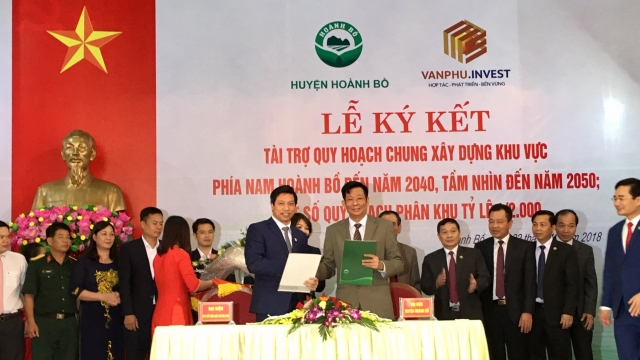 Văn Phú - Invest tài trợ quy hoạch chung xây dựng khu vực phía nam huyện Hoành Bồ, Quảng Ninh