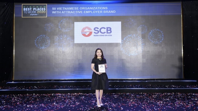 SCB nằm trong 10 ngân hàng Việt có môi trường làm việc tốt nhất