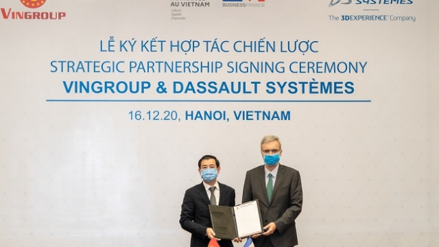 Vingroup hợp tác chiến lược với Dassault Systèmes thúc đẩy chuyển đổi số