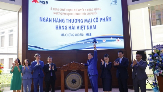 MSB chính thức niêm yết trên sàn HOSE