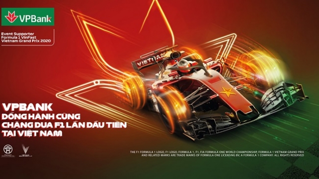 VPBank giảm 5% giá và tặng vé miễn phí giải đua F1 Việt Nam Grand Prix