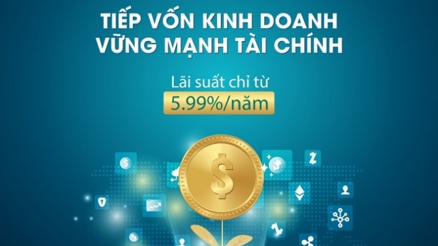 SCB tung chương trình cho vay 'Tiếp vốn kinh doanh - Vững mạnh tài chính'