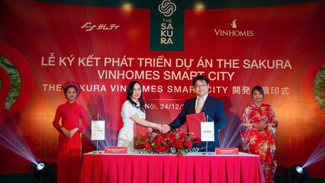 Vinhomes hợp tác Tập đoàn Samty phát triển dự án The Sakura