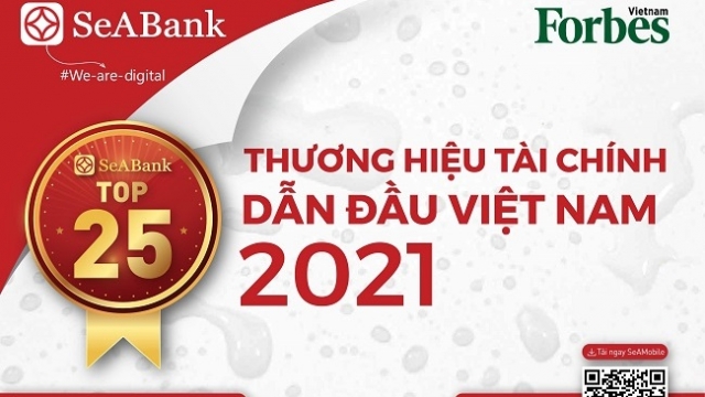 SeABank giành 2 giải thương hiệu tài chính