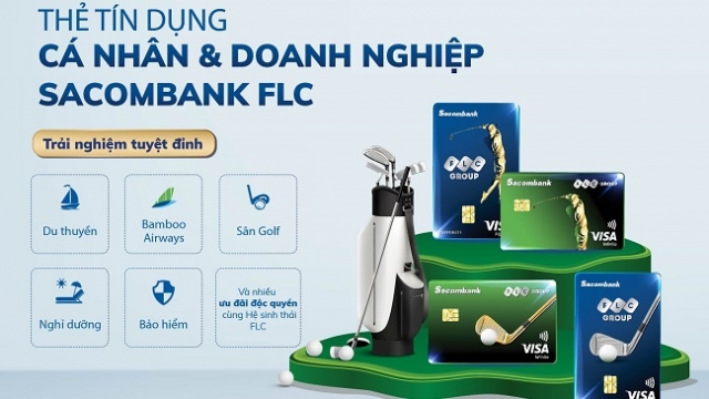 Trải nghiệm bộ đôi thẻ tín dụng Sacombank FLC Infinite và Sacombank FLC Platinum