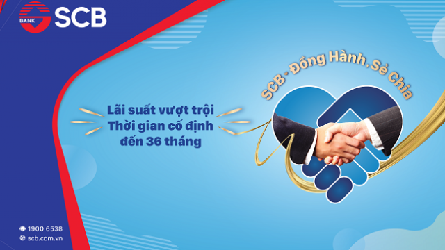 SCB triển khai chương trình 'Vay ngay - lãi tốt'