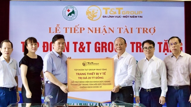 T&T Group tài trợ 20 tỷ đồng giúp Bệnh viện Đức Giang lập trung tâm ICU