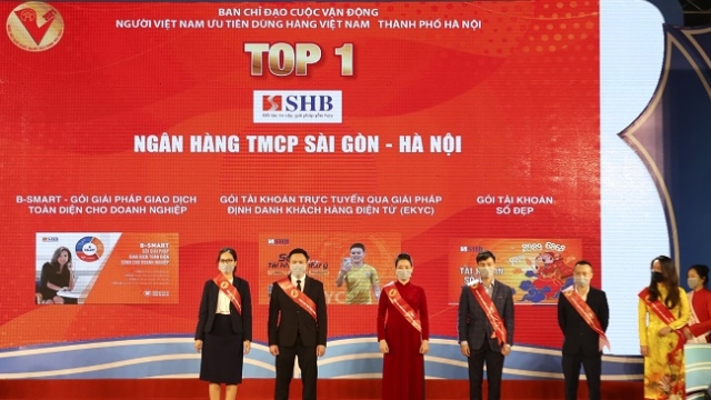 Sản phẩm SHB được người tiêu dùng yêu thích nhất năm 2021