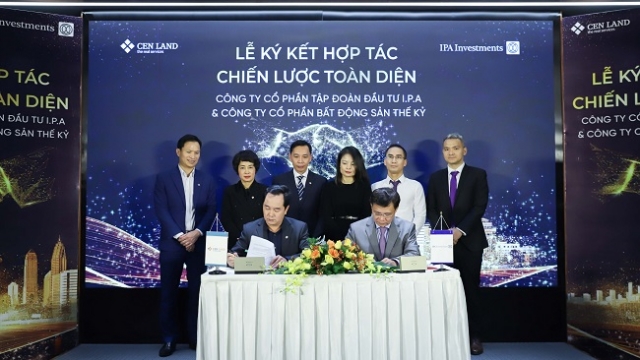 Cen Land và I.P.A ký kết hợp tác chiến lược toàn diện