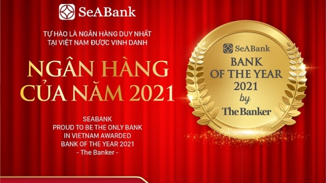 SeABank là ngân hàng Việt duy nhất nhận giải Ngân hàng của năm 2021 từ The Banker