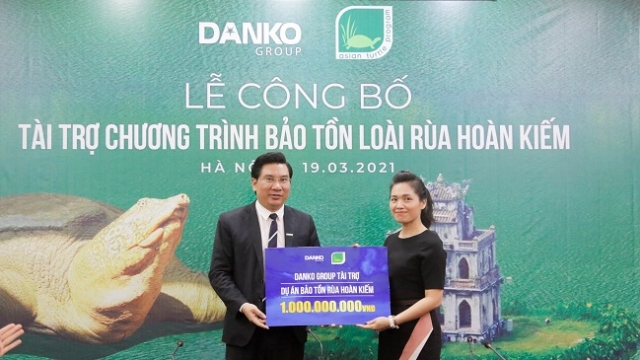 Danko Group đồng hành cùng dự án bảo tồn rùa Hoàn Kiếm