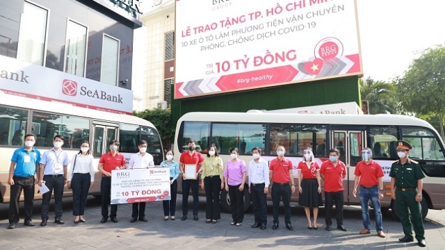 Tập đoàn BRG cùng SeABank hỗ trợ chính quyền và người dân TP.HCM