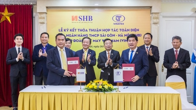 SHB và VINATEX ký kết thỏa thuận hợp tác toàn diện