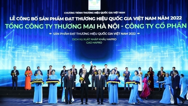 Nhiều thương hiệu thuộc Tập đoàn BRG nhận giải Thương hiệu quốc gia 2022