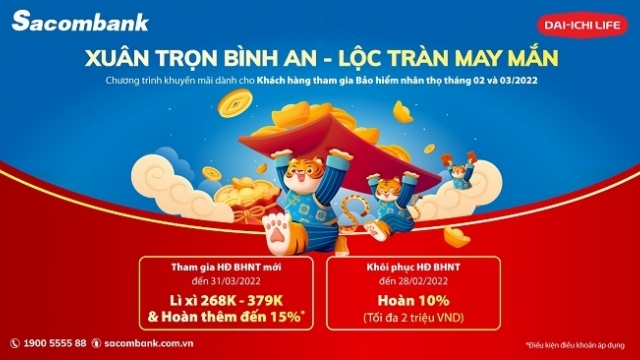 Sacombank và Dai-ichi Life Việt Nam nâng tầm hợp tác bancassurance