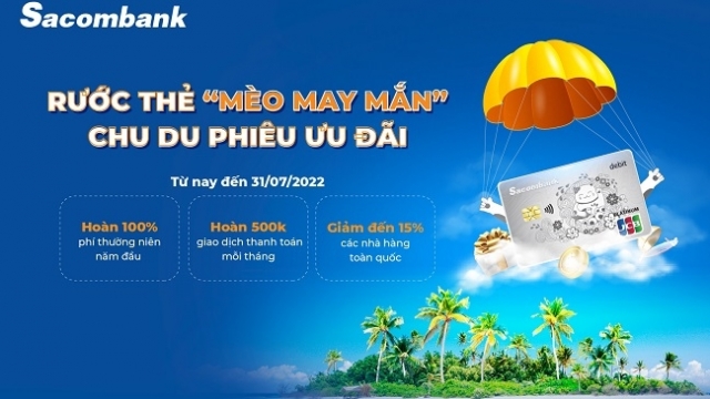 Combo hoàn tiền cực chất dành cho khách hàng mở mới thẻ Sacombank JCB Platinum