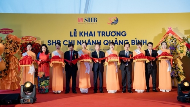 Tăng cường phát triển mạng lưới, SHB khai trương chi nhánh tại Quảng Bình