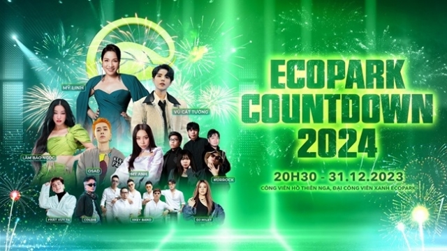 Cháy hết mình với đại nhạc hội đón năm mới Ecopark Countdown 2024