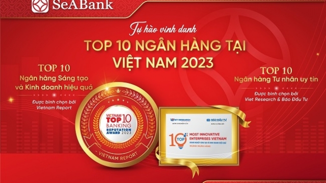 SeABank nhận 2 giải thưởng lớn về ngân hàng