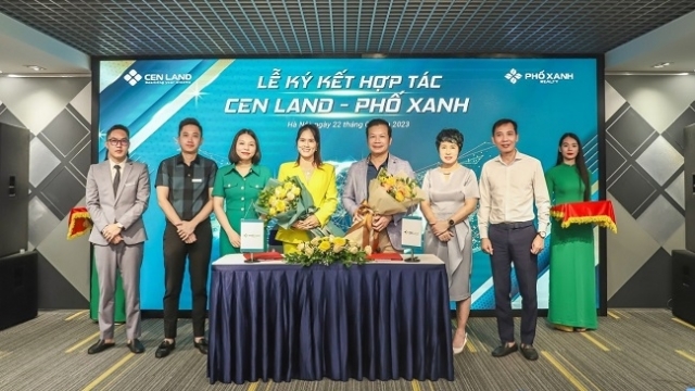 Cen Land hợp tác Phố Xanh mở rộng thị phần bất động sản thổ cư