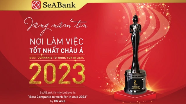 SeABank ba năm liên tiếp được vinh danh 'Nơi làm việc tốt nhất châu Á'