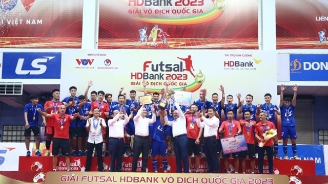 Giải Futsal HDBank 2023 khép lại thành công rực rỡ