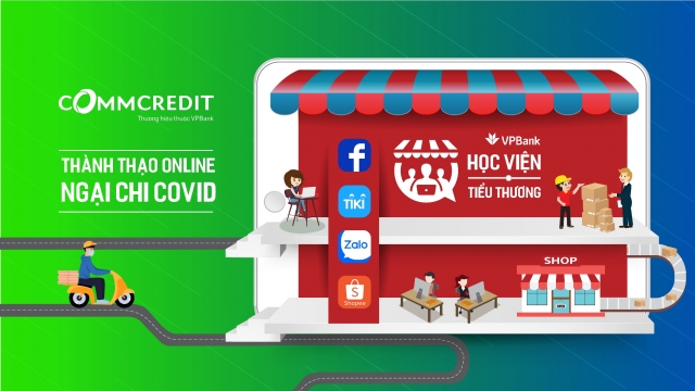 VPBank hỗ trợ 50.000 tiểu thương kinh doanh online mùa dịch bệnh