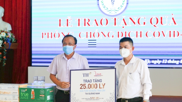 Tập đoàn TH tiếp sức miền Trung chiến thắng đại dịch