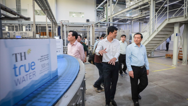 Cán bộ ngành tuyên giáo tới thăm và làm việc tại các dự án của Tập đoàn TH