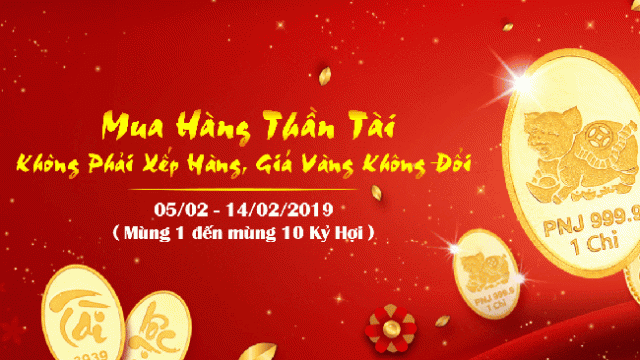 PNJ tung loạt sản phẩm độc đáo trong ngày vía thần tài 2019