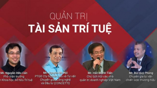 Sắp diễn ra tọa đàm 'Quản trị tài sản trí tuệ'