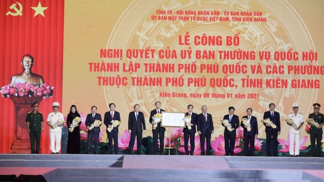 Chính thức thành lập TP. Phú Quốc