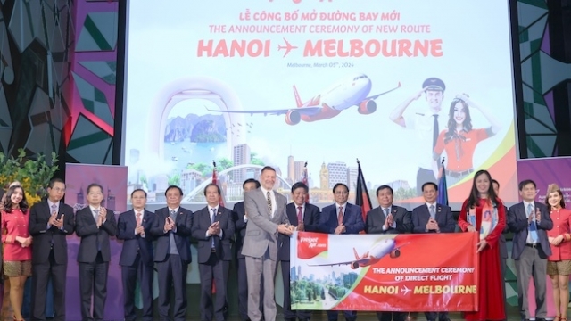 Vietjet sẽ mở đường bay Hà Nội - Melbourne