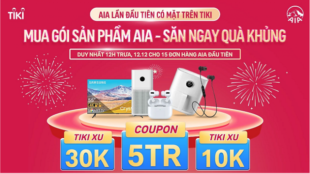 AIA ra mắt sản phẩm bảo hiểm trên nền tảng Tiki