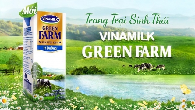 Vinamilk ra mắt sữa tươi Green Farm từ trang trại sinh thái