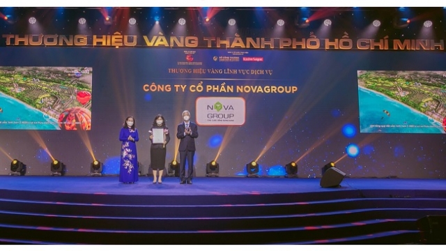 NovaGroup đạt giải thưởng Thương hiệu vàng TP.HCM