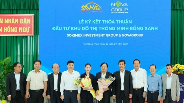 NovaGroup và Sokimex ký hợp tác đầu tư, phát triển dự án khu đô thị Blue Dragon