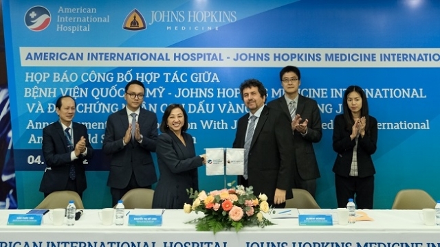 Bệnh viện Quốc tế Mỹ ký hợp tác chiến lược với Johns Hopkins Medicine International