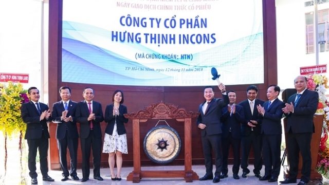 Hưng Thịnh Incons niêm yết 25 triệu cổ phiếu HTN trên HOSE