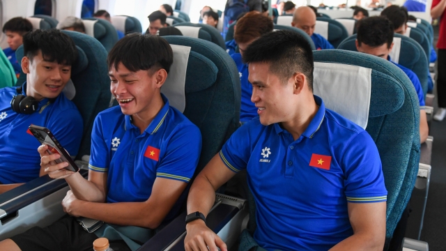 Đương kim vô địch Asean cup 2024 được chào đón trên chuyến bay của Vietnam Airlines