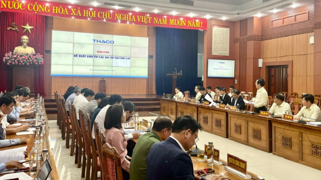 Quảng Nam thúc tiến độ loạt dự án của Thaco