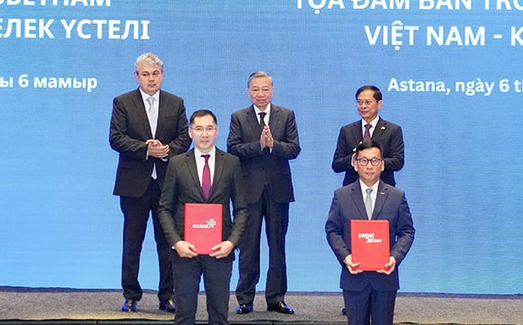 Vietjet lập hãng hàng không tại Kazakhstan