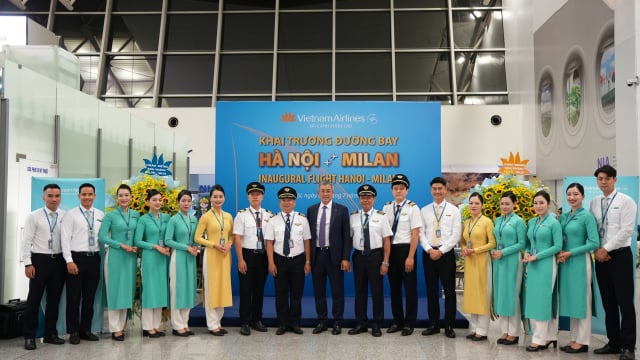 Vietnam Airlines chính thức bay thẳng Hà Nội – Milan
