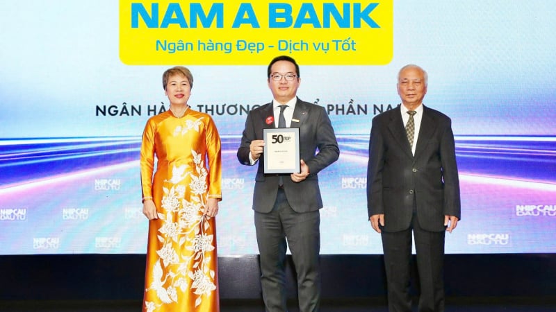 Nam A Bank tiếp tục vào Top 50 công ty kinh doanh hiệu quả nhất Việt Nam