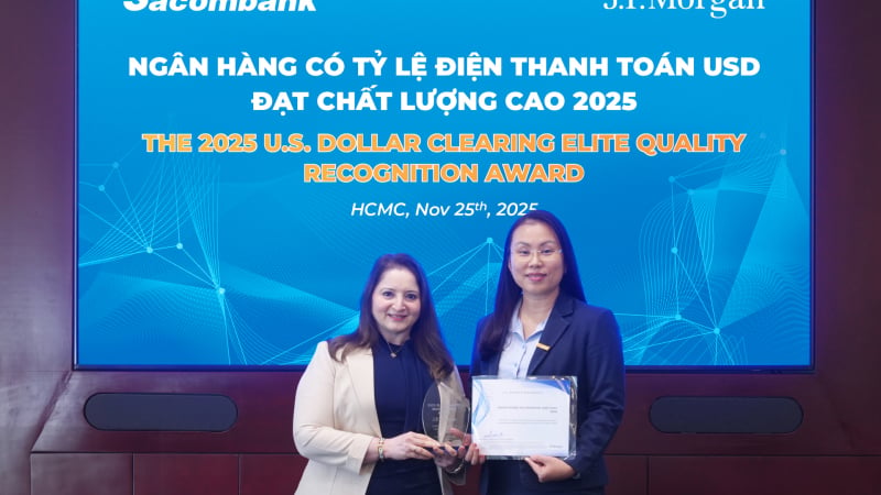 Giải thưởng quan trọng giúp Sacombank khẳng định vị thế trên bản đồ kinh tế số