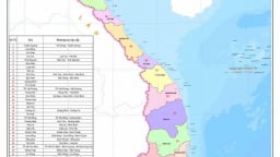 Bản đồ chi tiết về 34 tỉnh, thành mới của Việt Nam