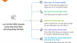 Hướng dẫn hộ kinh doanh nộp thuế theo phương pháp kê khai