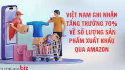 Việt Nam ghi nhận tăng trưởng 70% về số lượng sản phẩm xuất khẩu qua Amazon